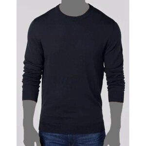 Club Room Men's Crewneck Sweater Merino Wool Blend 100099704MN Navy Size XXL